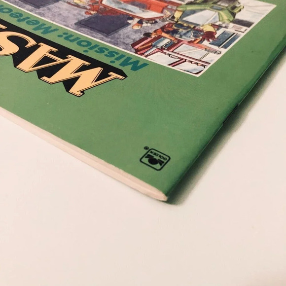 Vintage 1986 Mask Mission Meteor Golden Super Adventure Golden Book - Picture 5 of 14